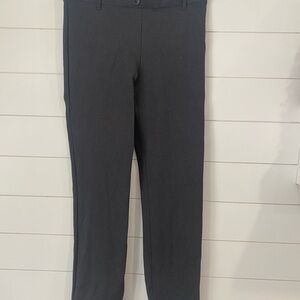 Betabrand Women’s Dark Gray Dress Pants